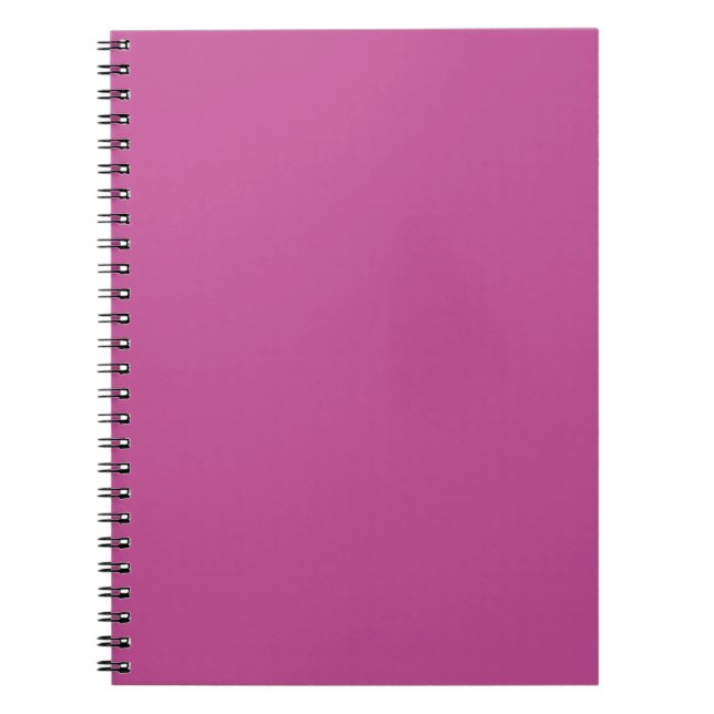 Trend Colour - Berry Pink Notebook (Front)