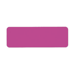 Trend Colour - Berry Pink Return Address Labels