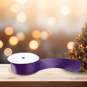 Trend Colour Bluish Purple Satin Ribbon