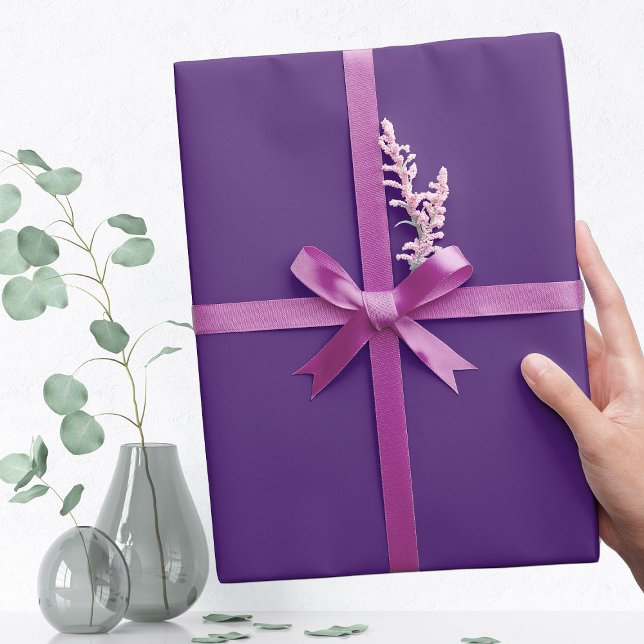 Trend Colour Bluish Purple Wrapping Paper (Creator Uploaded)
