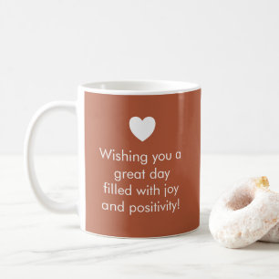 Trend Colour Burnt Copper - Name / Positivity Mug