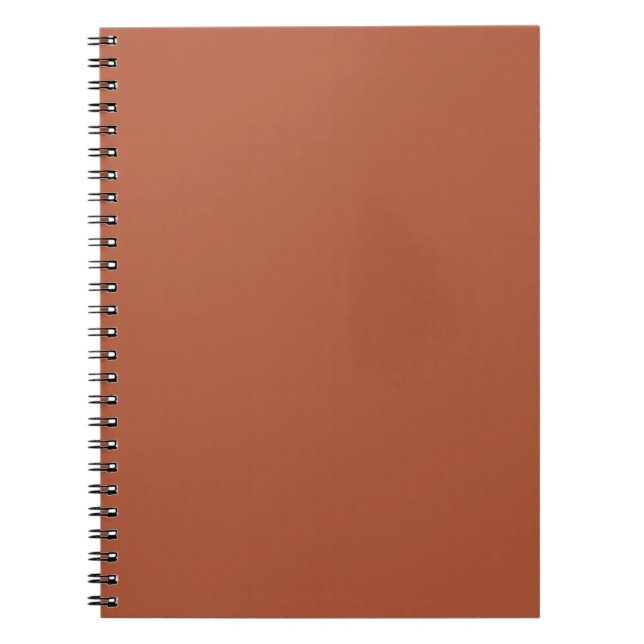 Trend Colour - Burnt Copper Notebook (Front)