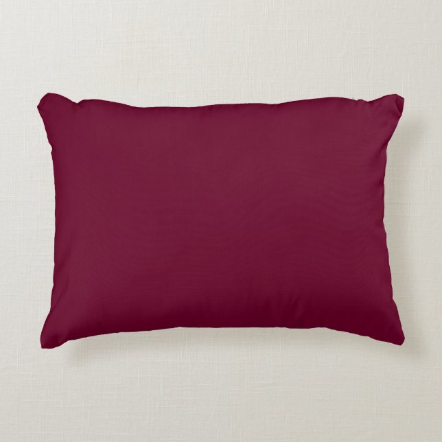 Trend Colour - Dark Burgundy Accent Pillow (Front)