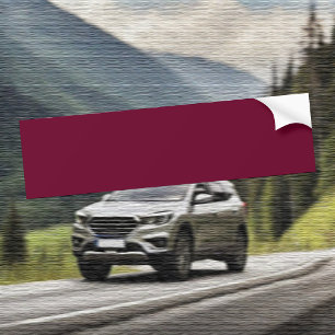 Trend Colour Dark Burgundy Bumper Sticker