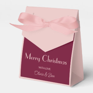 Trend Colour Dark Burgundy Favour Box