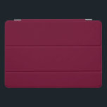Trend Colour - Dark Burgundy - iPad Smart Cover<br><div class="desc">Modern and stylish solid coloured dark burgundy / dark red wine iPad Smart Cover from our "Trendy Pink Christmas Colour Collection".  Elegant plain dark burgundy not only for Christmas.</div>