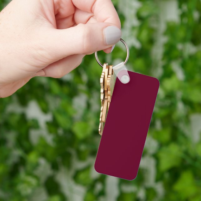 Trend Colour Dark Burgundy Keychain (Hand)