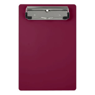 Trend Colour - Dark Burgundy Mini Clipboard