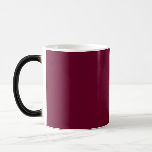 Trend Colour - Dark Burgundy - Morphing Mug (Left)