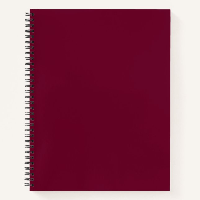 Trend Colour - Dark Burgundy - Notebook (Front)