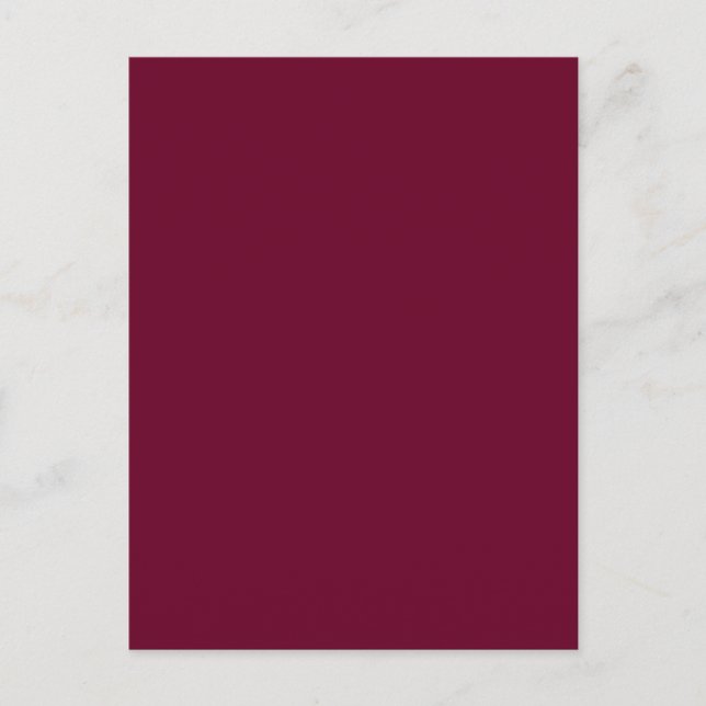 Trend Colour - Dark Burgundy Postcard (Front)