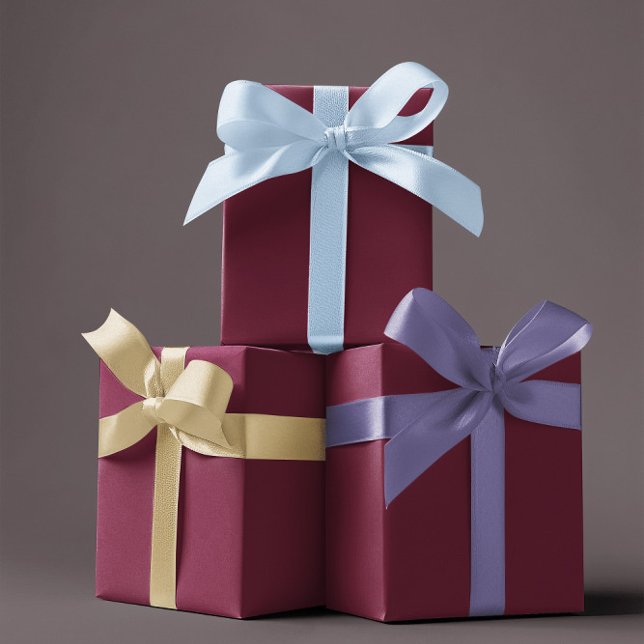 Trend Colour Dark Burgundy Wrapping Paper Sheet (Creator Uploaded)