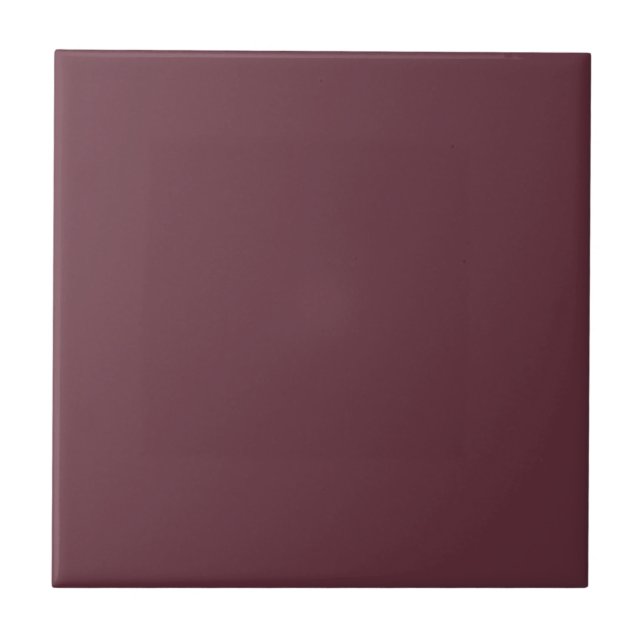 Trend Colour  Dark Red Wine Decorative Ceramic Til Tile (Front)