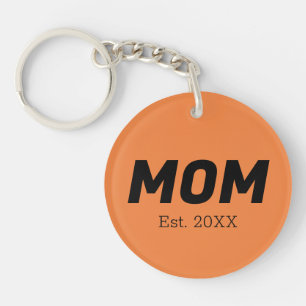Trend Colour - Fresh Tangerine Keychain