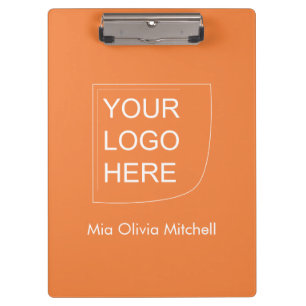 Trend Colour Fresh Tangerine - Logo Clipboard
