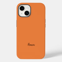 Trend Colour Fresh Tangerine Minimalist