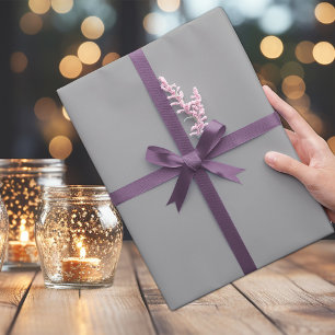 Trend Colour Grey  Wrapping Paper