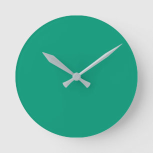 Trend Colour - Jade Green Round Clock