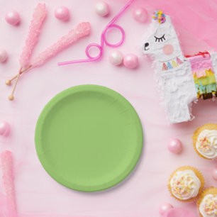 Trend Colour - Kiwi Green Paper Plates