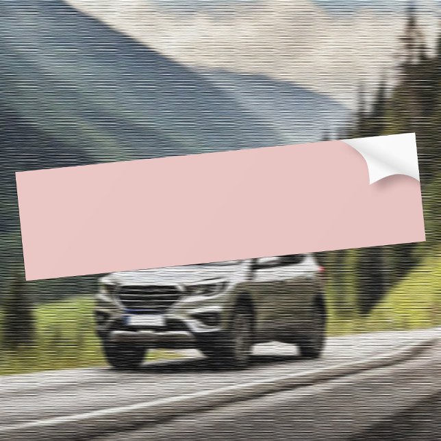 Trend Colour Light Pink Bumper Sticker (Creator Uploaded)