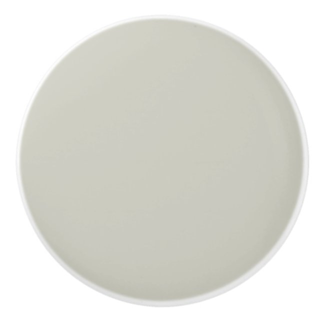 Trend Colour - Light Silver Grey Ceramic Knob (Front)