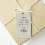 Trend Colour Light Silver Grey Minimalist  Gift Tags<br><div class="desc">These elegant and solid holiday gift tags are the perfect way to add a touch of style and sophistication to your holiday gifts. The font used is both elegant and modern. You can customise the entire text, and if you don't need it, you can easily delete it. These stylish and...</div>