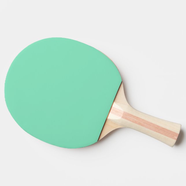 Trend Colour - Minty Green Ping Pong Paddle (Back Side)