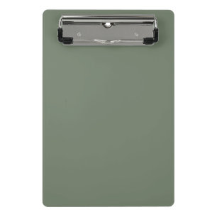 Trend Colour - Muted Greenish Grey Mini Clipboard
