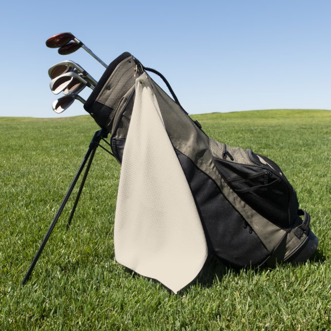 Trend Colour - Natural Beige Golf Towel  (Green)