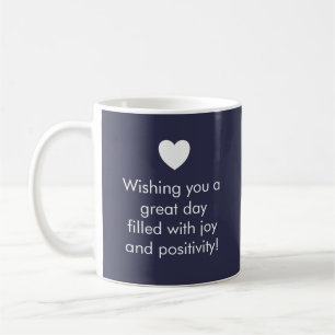 Trend Colour Navy Blue - Name / Positivity Mug