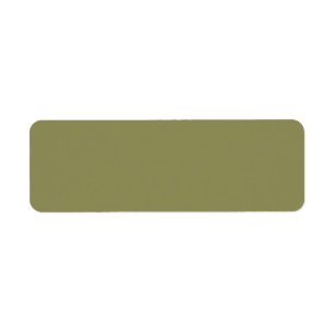Trend Colour - Olive Green Return Address Labels