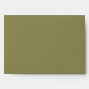 Trend Colour - Olive Green - Solid Envelope