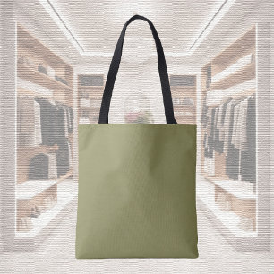 Trend Colour - Olive Green Tote Bag