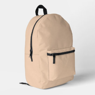 Trend Colour - Peach Blush Printed Backpack
