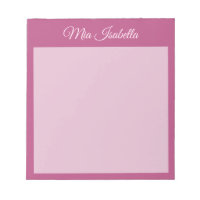 Trend Colour Pink Purple Berry Classic Notepad