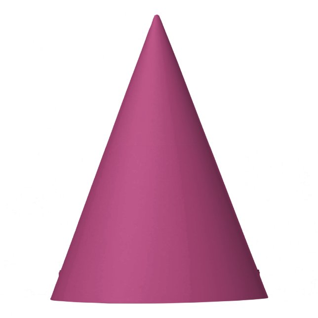 Trend Colour - Pink Purple Berry Party Hat (Front)
