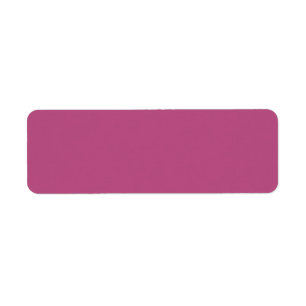 Trend Colour Pink Purple Berry Solid Coloured Labe