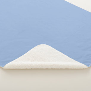 Trend Colour - Powder Blue Sherpa Blanket