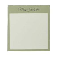 Trend Colour Reed Green Classic Notepad
