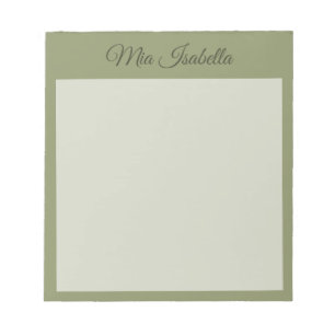 Trend Colour Reed Green Classic Notepad