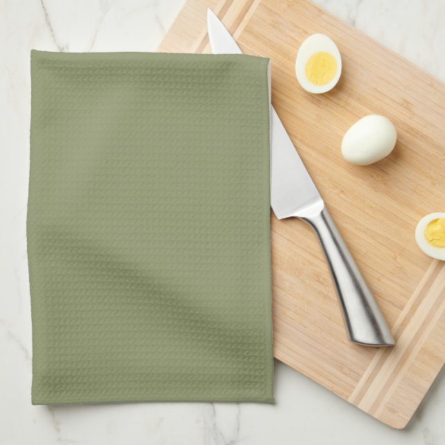 Trend Colour Reed Green Kitchen Towel (Quarter Fold)