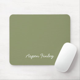 Trend Colour Reed Green Name Mousepad