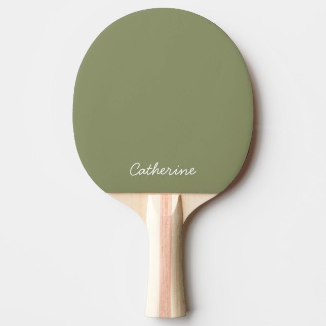 Trend Colour Reed Green Ping Pong Paddle (Front)