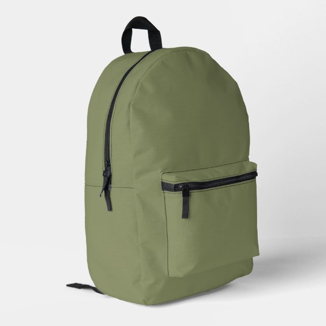 Trend Colour Reed Green Print Cut Sew Bag (Back Corner Left)