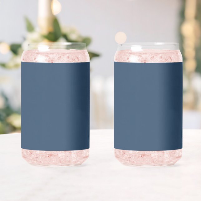 Trend Colour Serious Blue Minimalist Can Glass  (Insitu (Wedding))