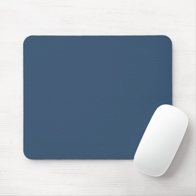 Trend Colour Serious Blue Mousepad (With Mouse)