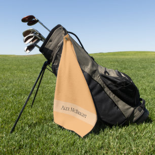 Trend Colour Soft Orange Golf Towel