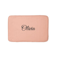 Trend Colour Soft Peach Custom Bath Mat