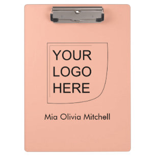Trend Colour Soft Peach - Logo / Photo Clipboard