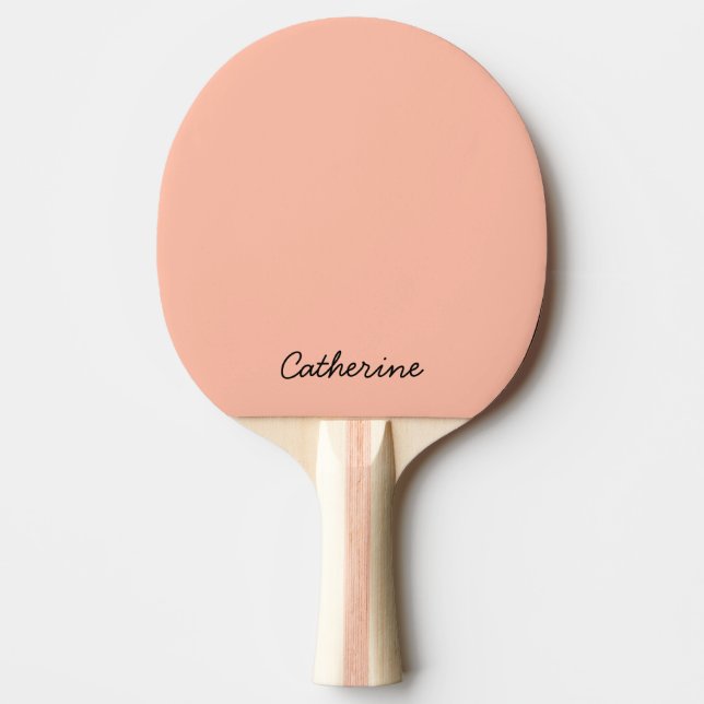 Trend Colour Soft Peach Ping Pong Paddle (Front)